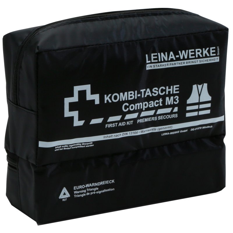 LEINA-WERKE universal car bag Compact M3, black, DIN 13164